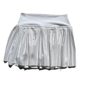 Aerie Aces Pleated Tennis Skirt in White - Like New